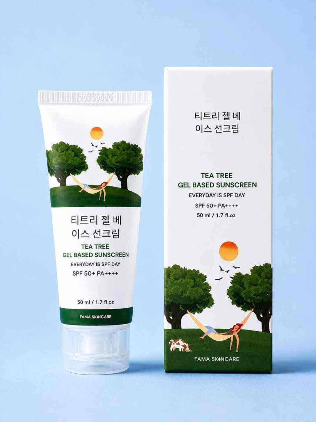 Tea Tree Gel Based Sunscreen 50+ SPF