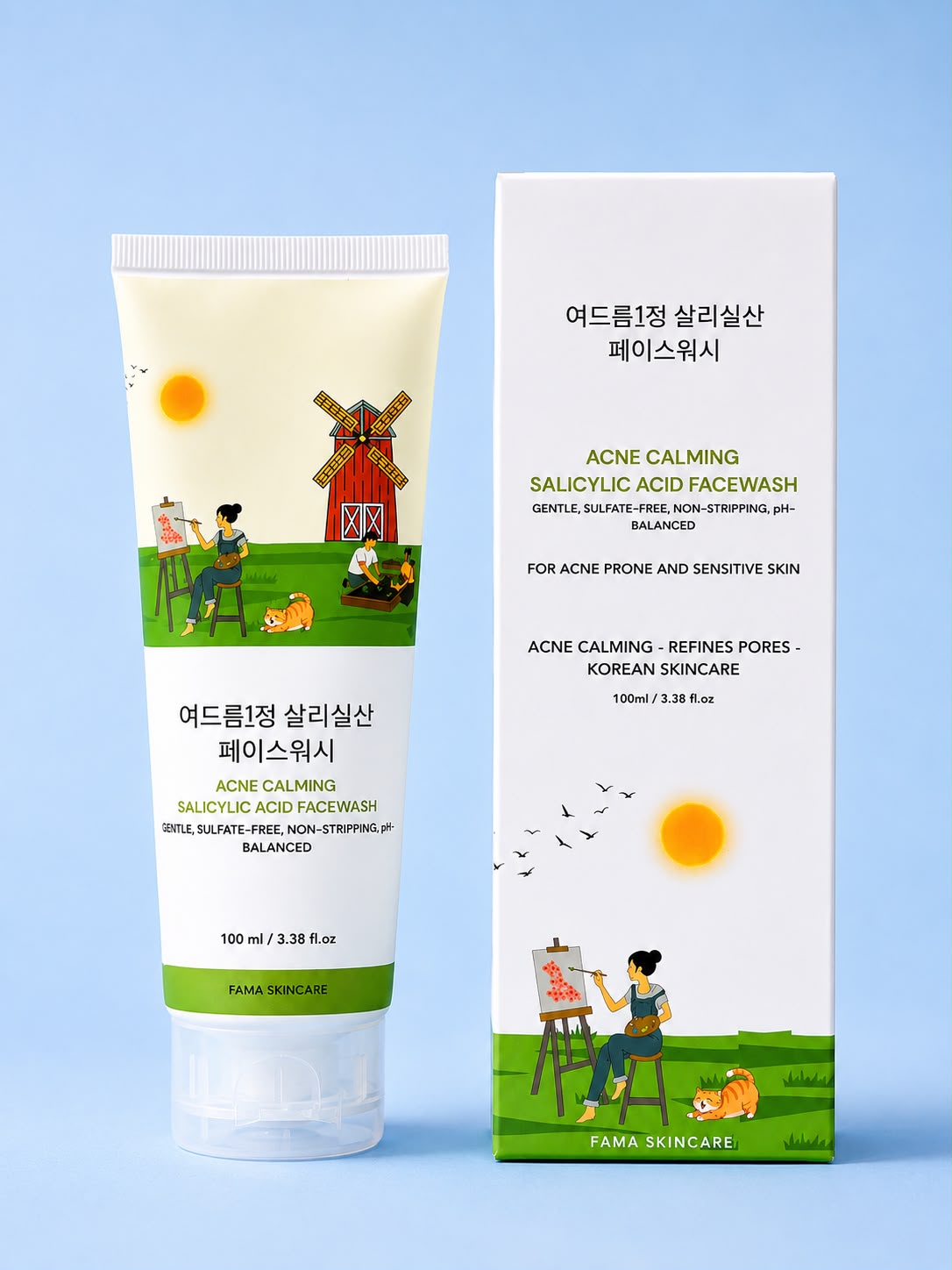 Acne Calming Salicylic Acid Gel Facewash