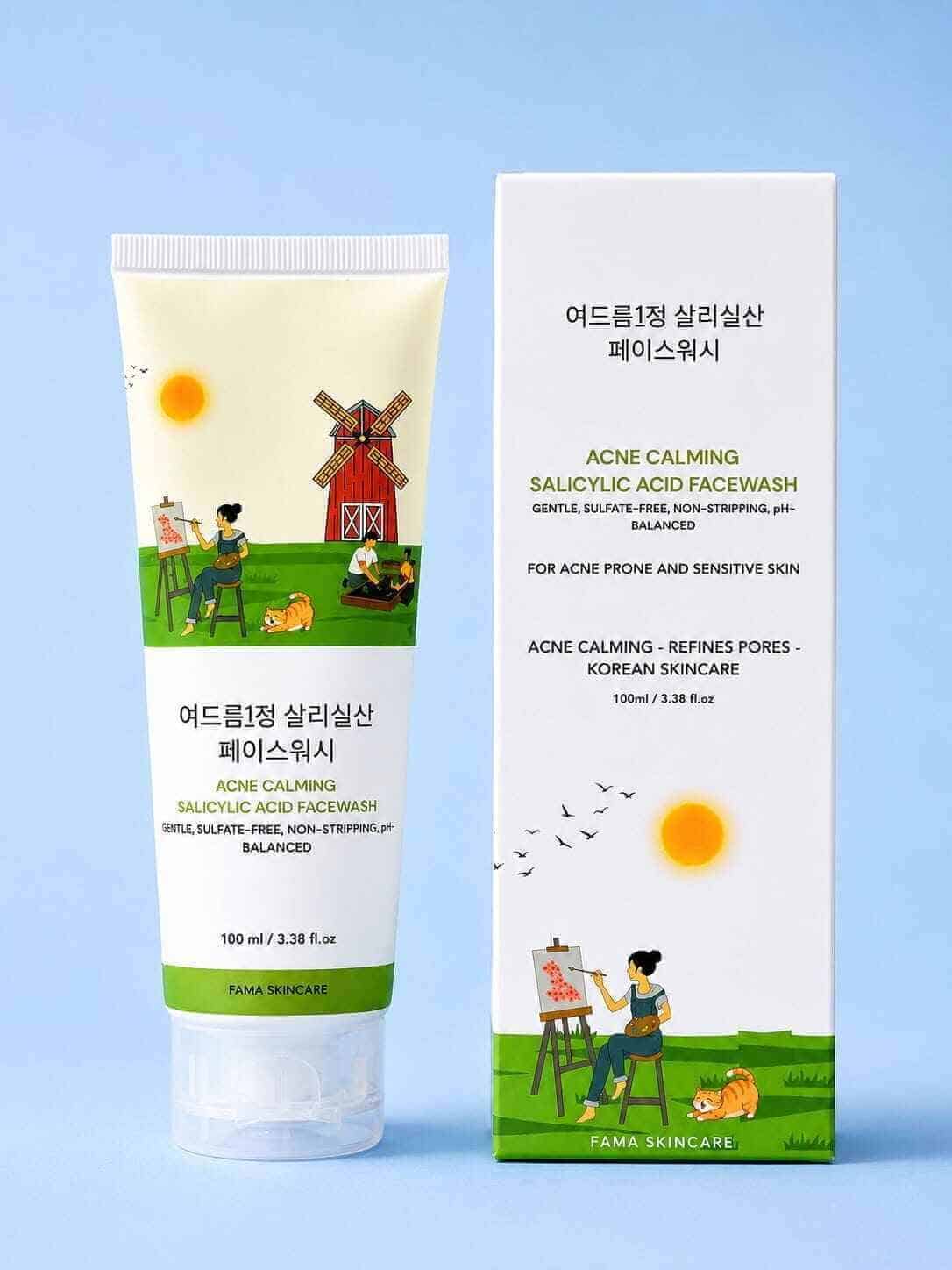 Acne Calming Salicylic Acid Gel Facewash